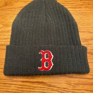 Under Armour Gray Beanie with Red Logo